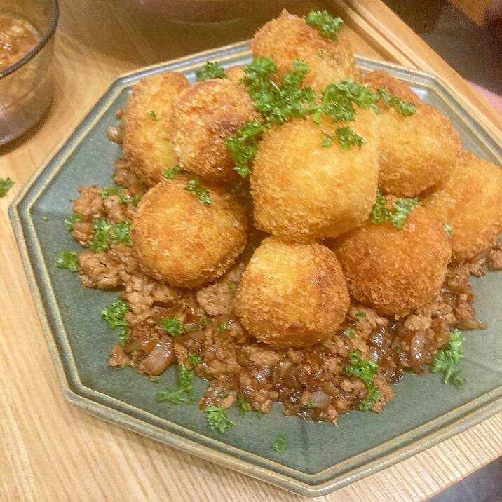 食べれば一緒！！別々ポテトコロッケ